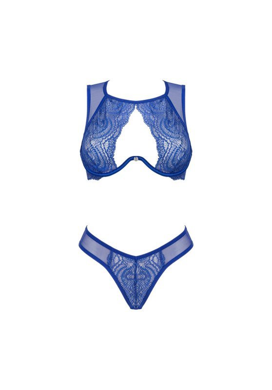 Obsessive Giselia komplet 2-częściowy niebieski  M/L