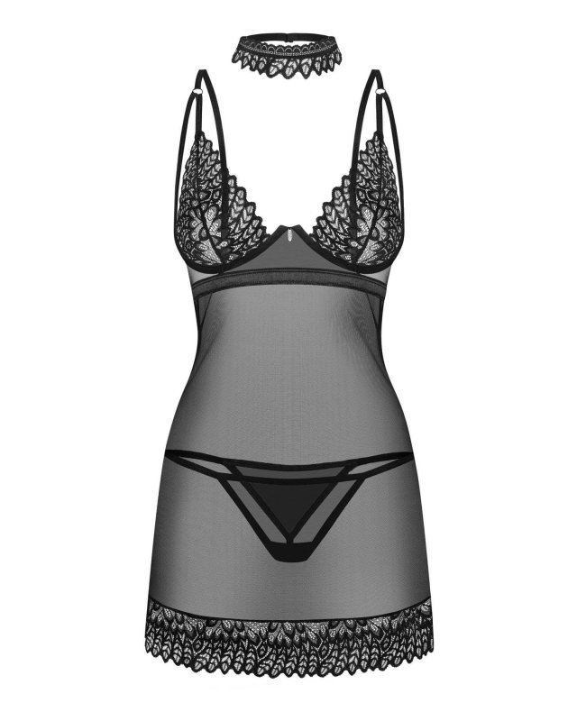 Bielizna erotyczna koszulka i stringi Donarella XL/2XL