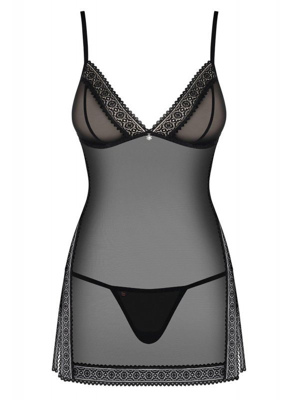 Obsessive 862-CHE-1 koszulka i stringi  S/M