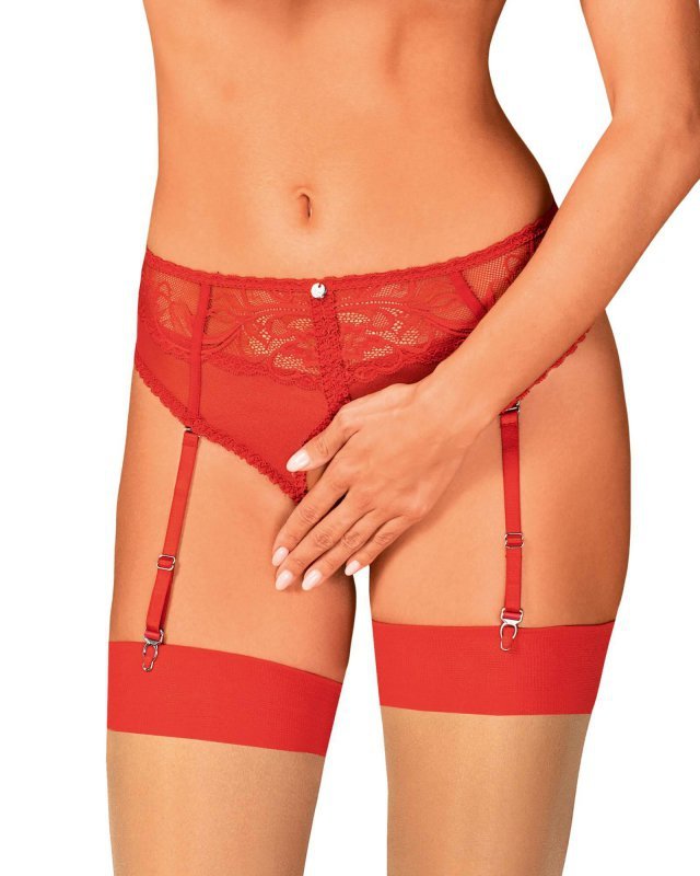 Obsessive Dagmarie figi z paskami do pończoch M/L