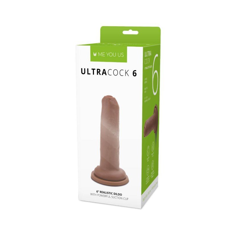 Nieobrzezany penis dildo z napletkiem 15 cm
