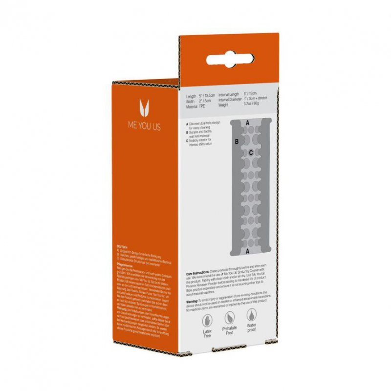 Me You Us knobbly dual end stroker