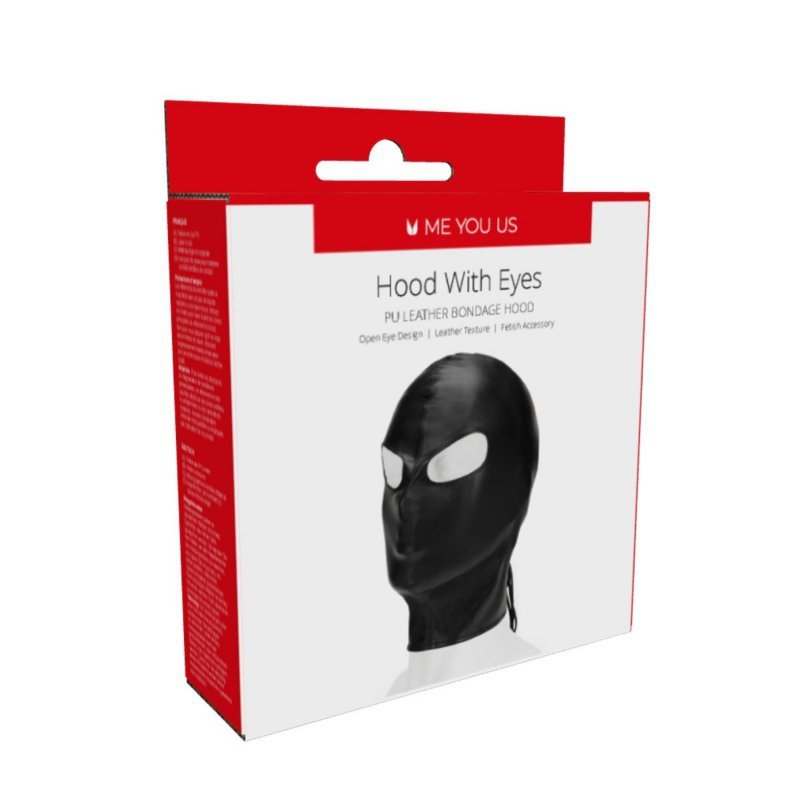 Me You US hood with eyes pu leather
