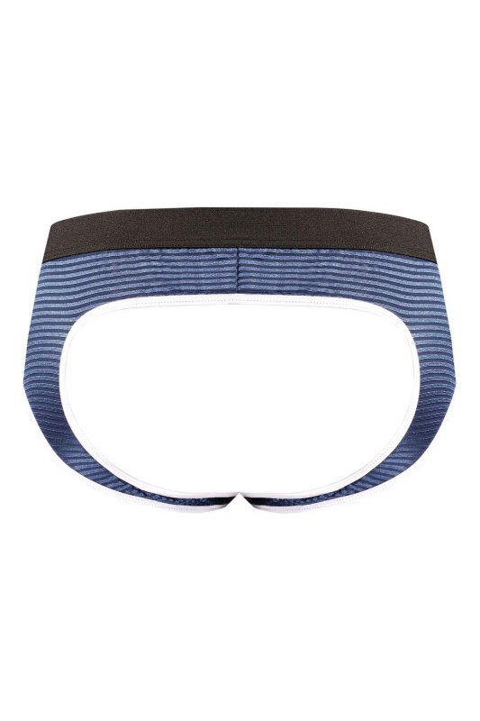 Męskie seksowne jockstrapy bokserki granatowe Naval jock bikini XXL
