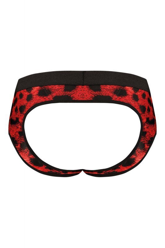 Męskie seksowne jockstrapy bokserki panterka Savage jock bikini XXL