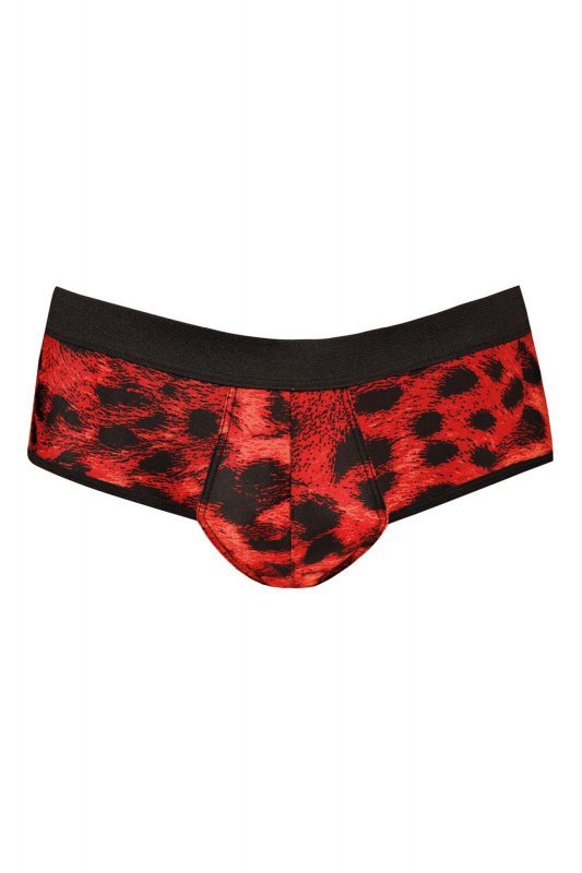 Męskie seksowne jockstrapy bokserki panterka Savage jock bikini XXXL