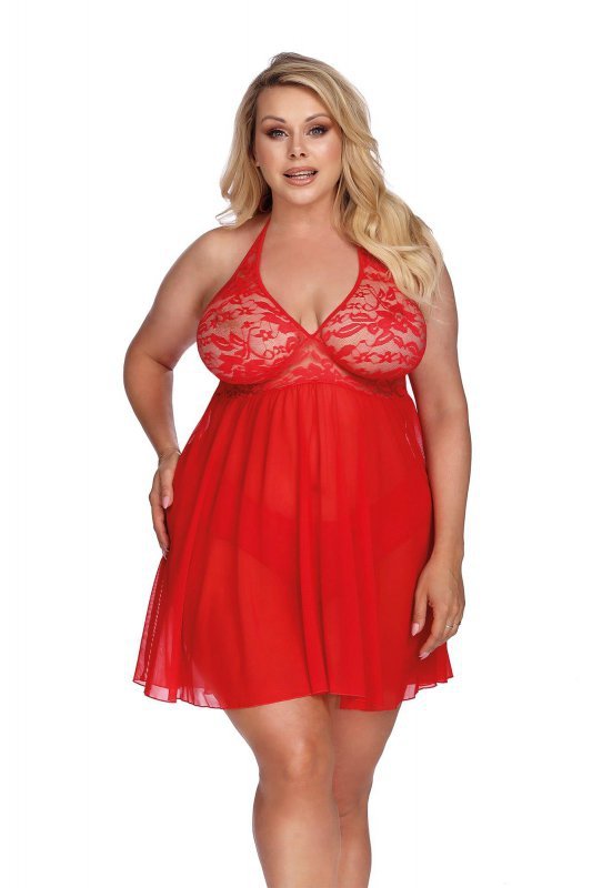 Pandora red ( chemise/halka ) XXL+