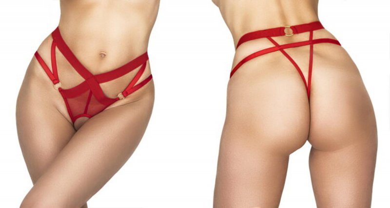 Meredith thong red L/XL