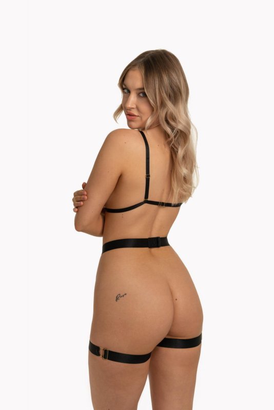 Aubrey harness set bra+belt XS