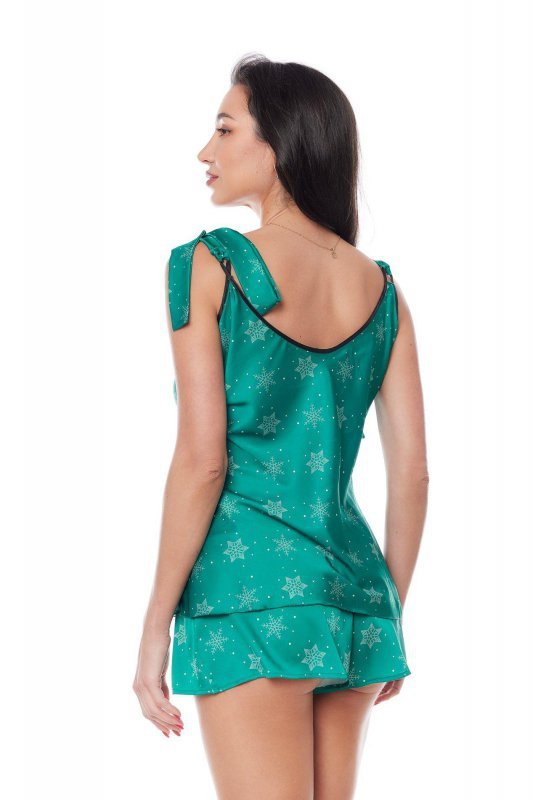 Damska piżama z reniferem Aster Set X-mas zielona L/XL