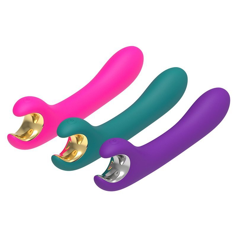 Stylowy wibrator stymulator punktu g zielony