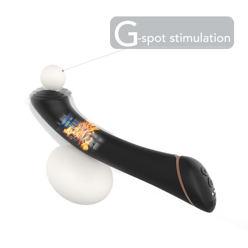 Elegancki zakrzywiony wibrator stymulator punktu G