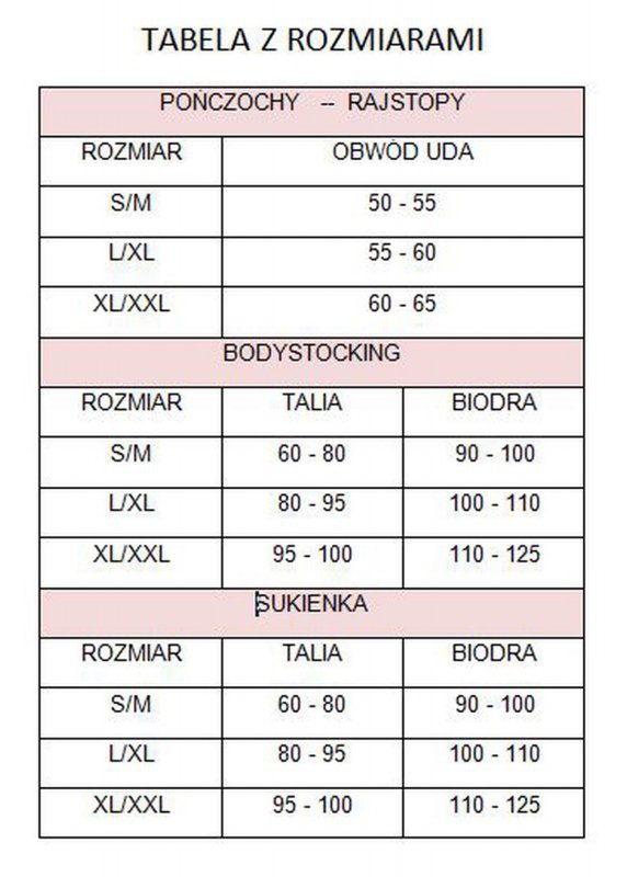 Uwodzicielskie rajstopy czarne jak pończochy Juliett  L/XL Amani