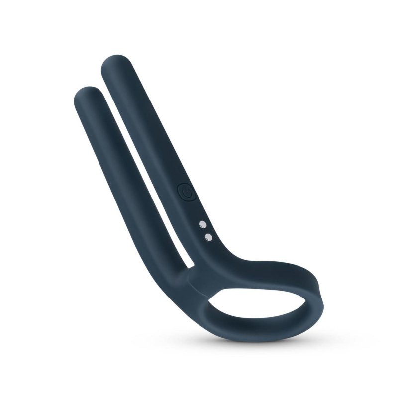 Boners cockring &amp; ball stimulator - blue