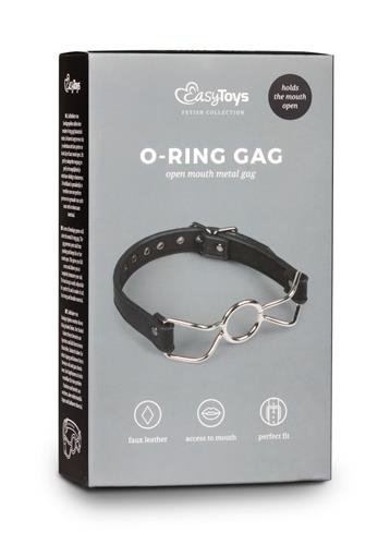 Knebel pierścień do ust Metal Mouth Gag