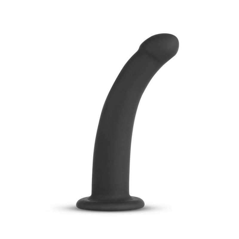Pas Strapon sztuczny penis czarne wyprofilowane dildo dla par 13,5 cm