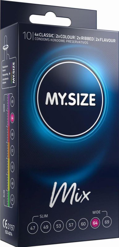 Prezerwatywy My.Size mix 64 mm - 10 szt.