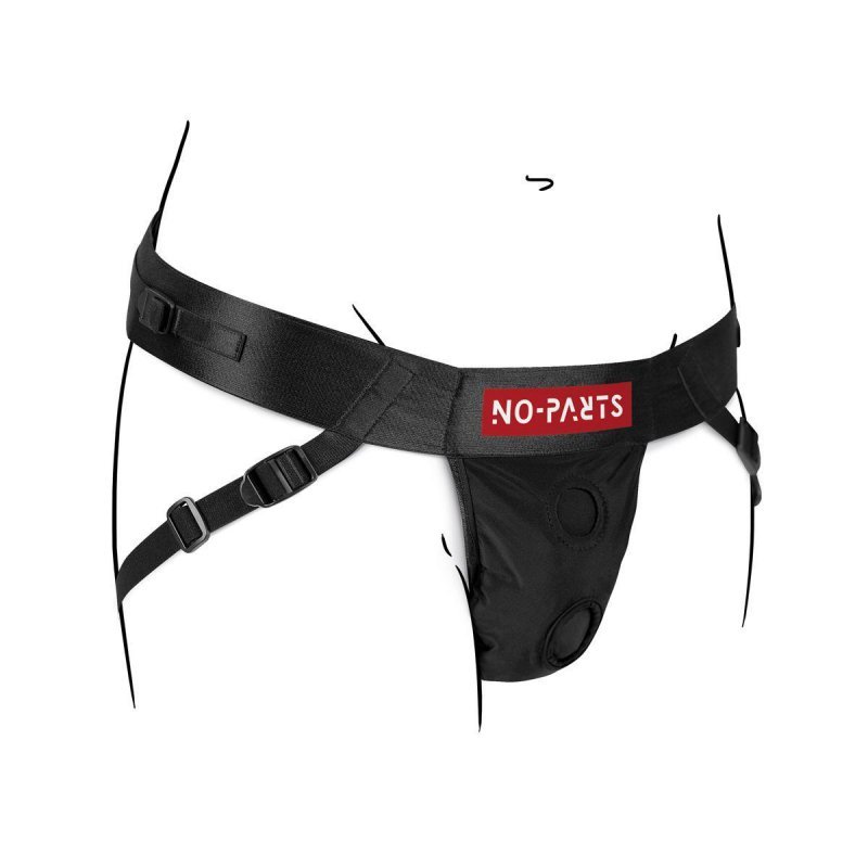 No-Parts - Taylor adjustable Strapon harness with double o-ring