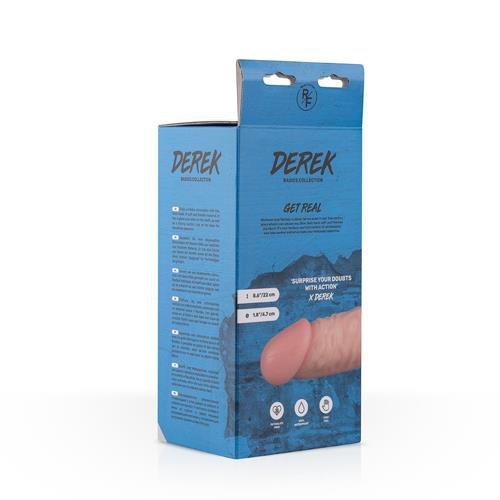 Realistyczne dildo z jądrami penis na przyssawce 22 cm