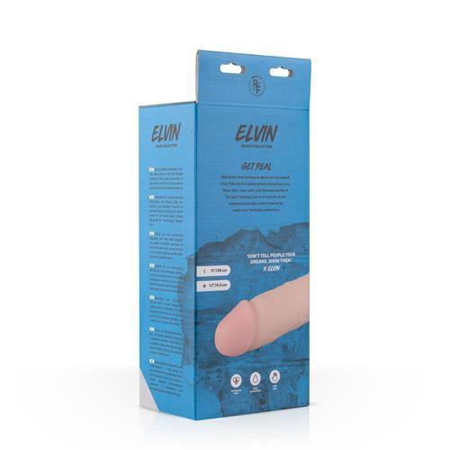 Duże żylaste dildo z jądrami na przyssawce penetrator 27,5 cm