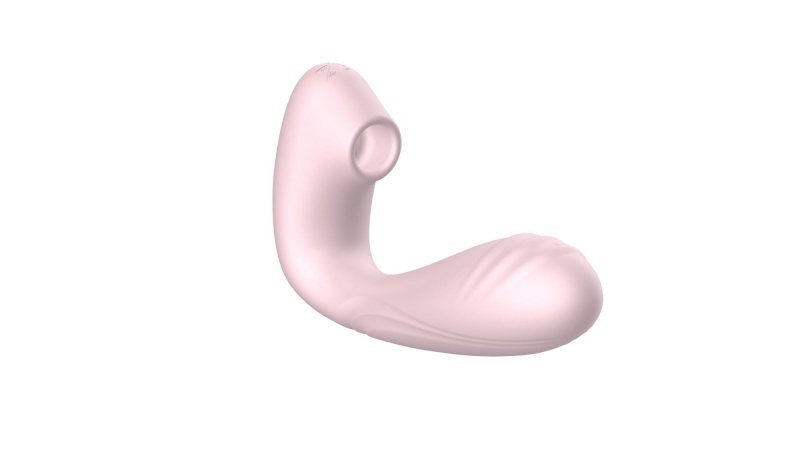 Wearable sucking vibrator