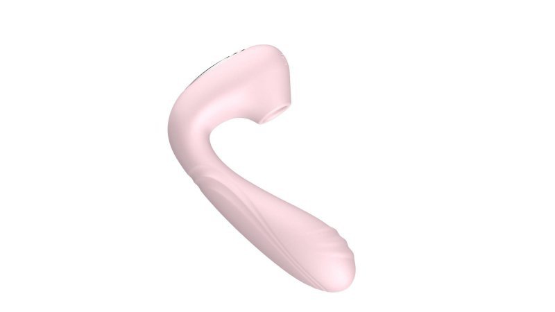 Wearable sucking vibrator