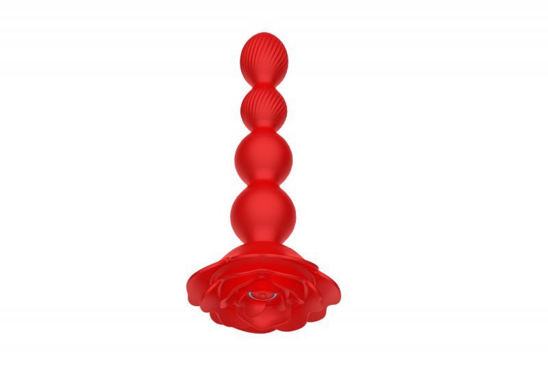 Rotacyjne kule analne sonda z pilotem Rose rotating anal beads