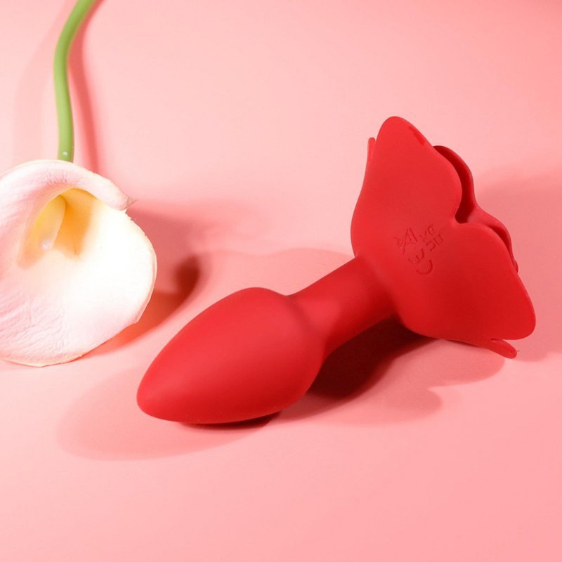 Korek analny rotacja Rose rotating anal plug