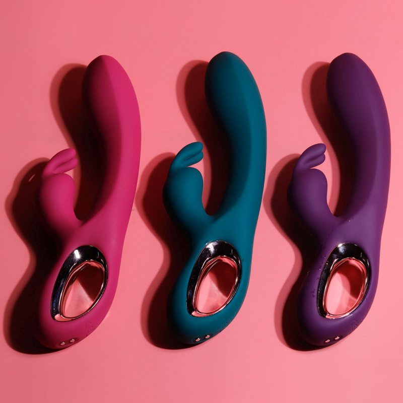 Klasyczny wibrator damski Rabbit vibrator PINK