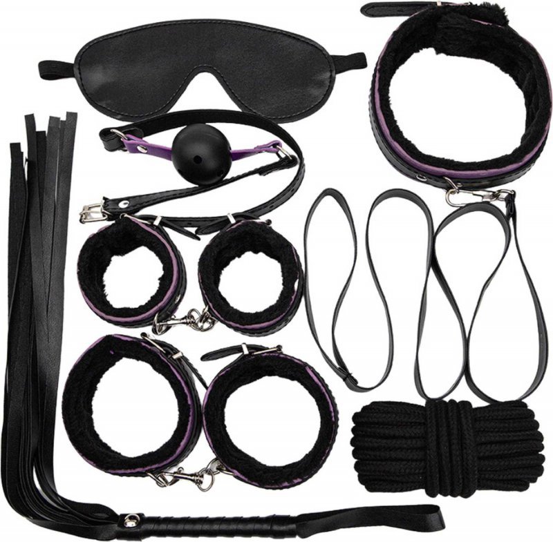 Zestaw gadżetów BDSM 7 - elementów Fetish Fever