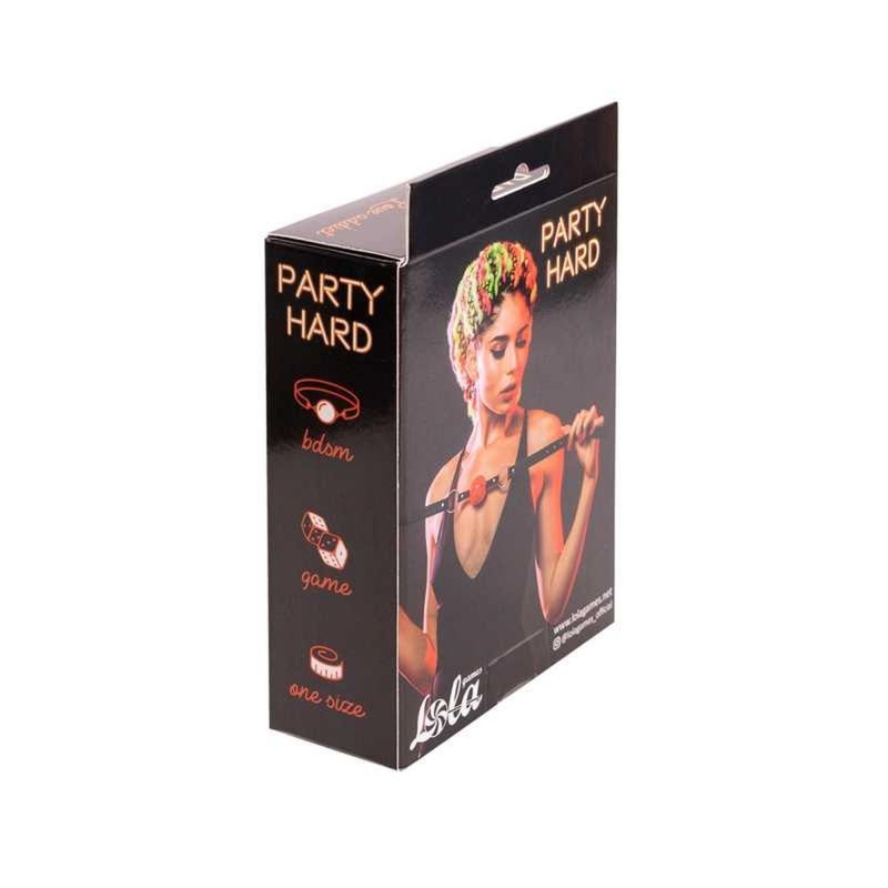 Knebel kulka do ust gag party hard love addict 