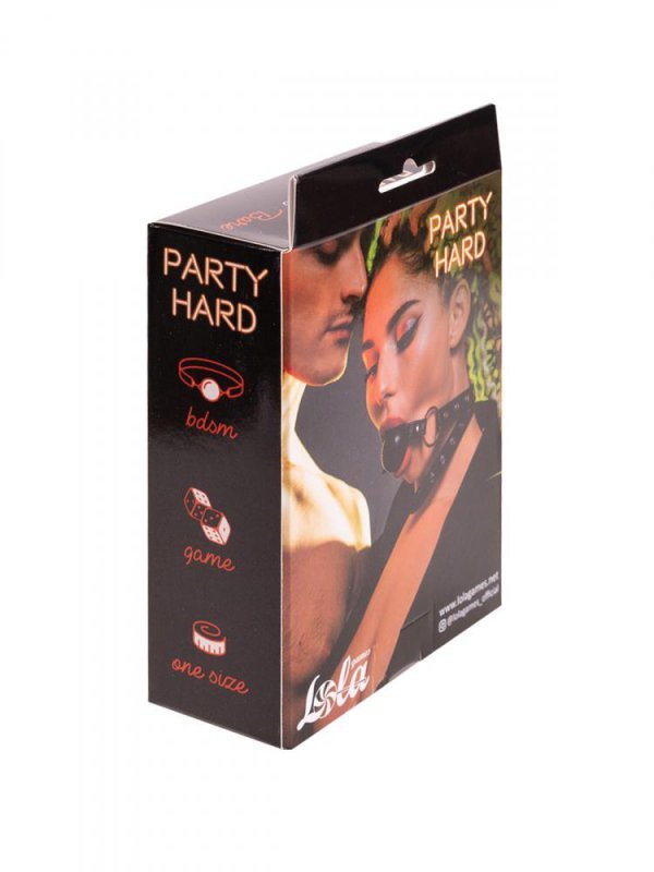 Knebel kulka do ust Ball gag Party Hard Bare