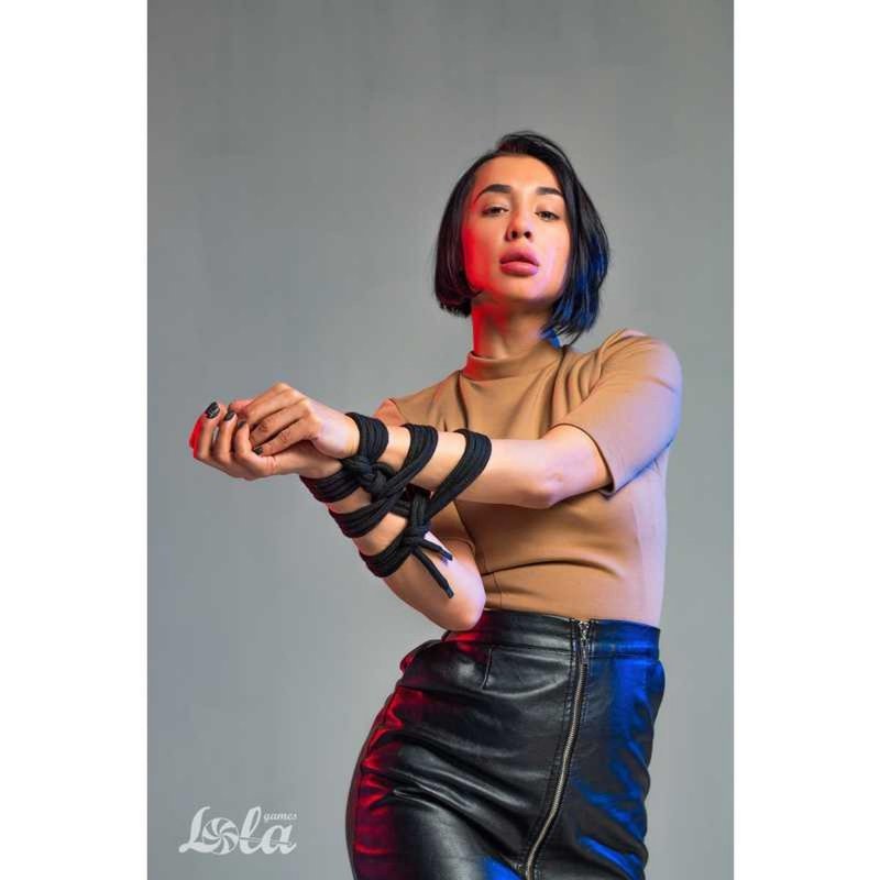 Lina sznur do krępowania Shibari Kinbaku czarna 5m