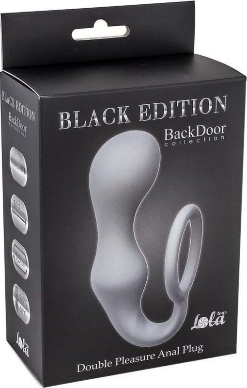 Plug double pleasure anal plug grey