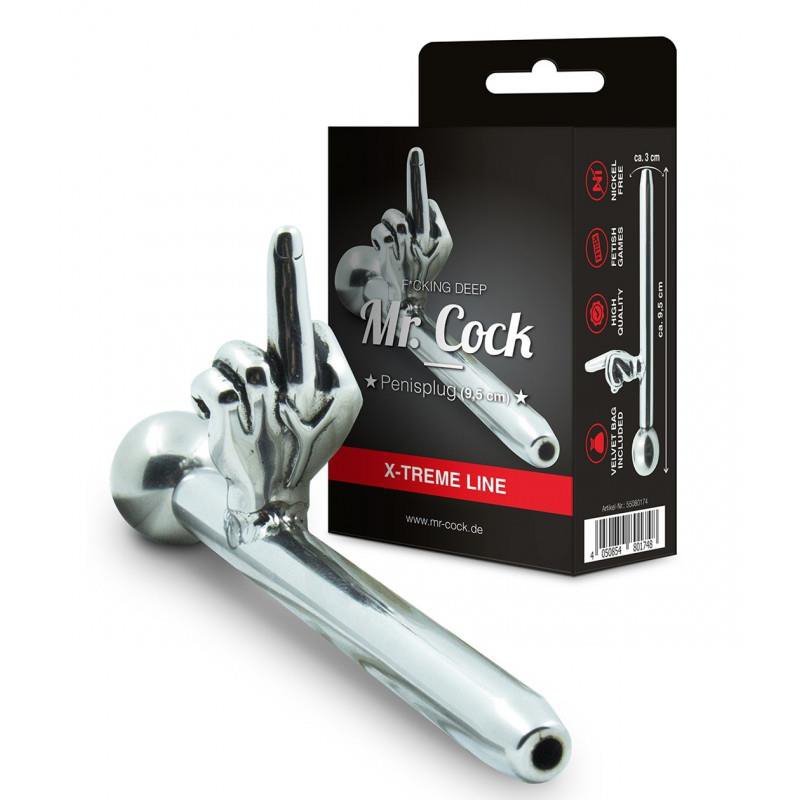 Długi dilator plug do penisa 8mm