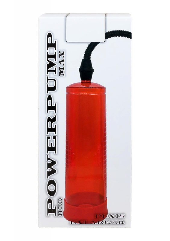 Pompka do penisa Powerpump MAX czerwona