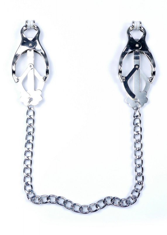 Klipsy na sutki łańcuch Exclusive Nipple Clamps No.11 - Fetish B