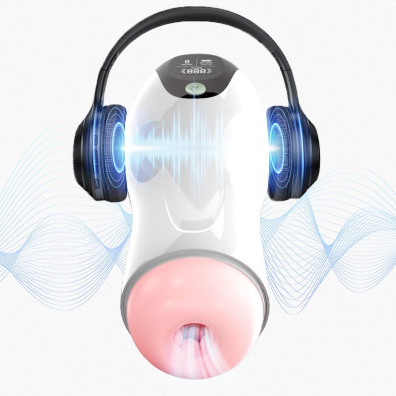 Masturbator vibration 8 vibration modes + interactive function