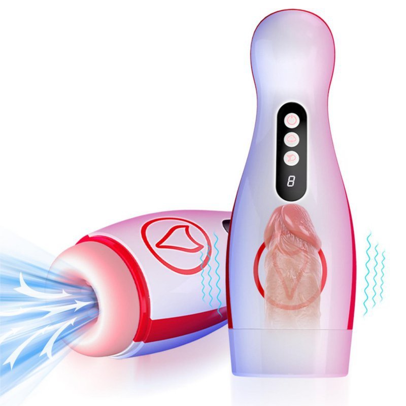 Potężny masturbator USB dla mężczyzn 7 zakresów ssania 7 wibracji