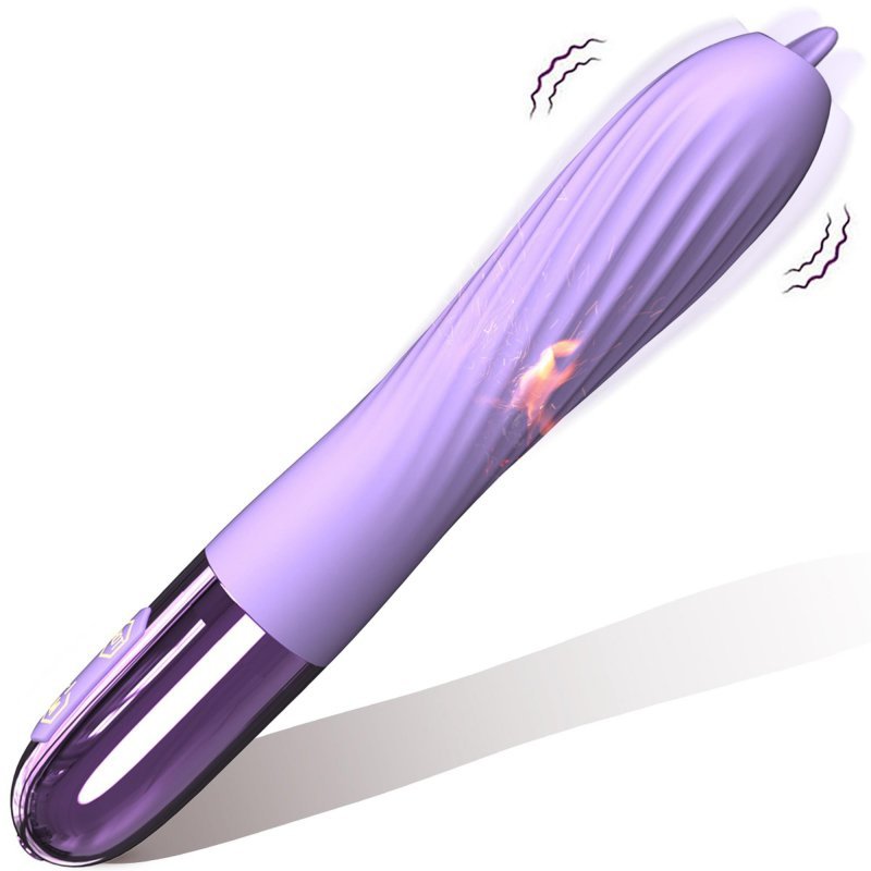 Wibrator silicone vibrator usb, 10 vibration modes, heating