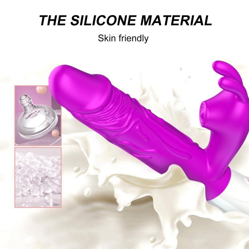 Wibrator silicon, vibrator usb, 7 vibration modes, heating