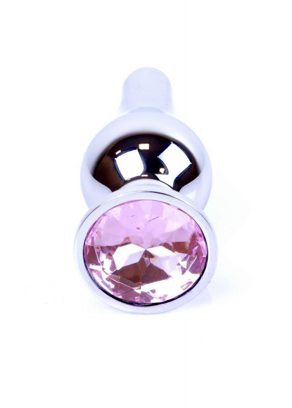 Korek analny z kryształem Jewellery Silver BUTT PLUG- Rose