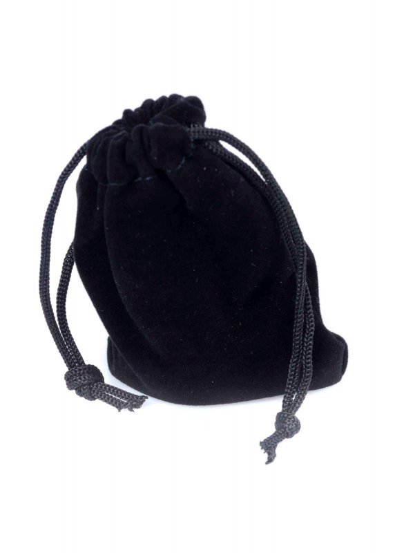 Metalowy pierścień erekcyjny z czarnymi diamentami rozmiar M