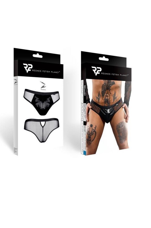 Męskie kajtki brazyliany chippendales błyszczące - XXL
