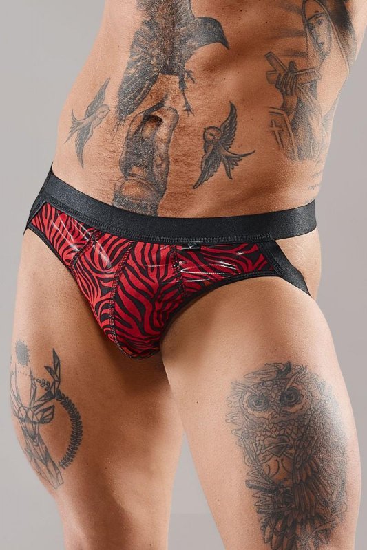 Męskie seksowne majtki jockstraps odkryty tyłek - XXL
