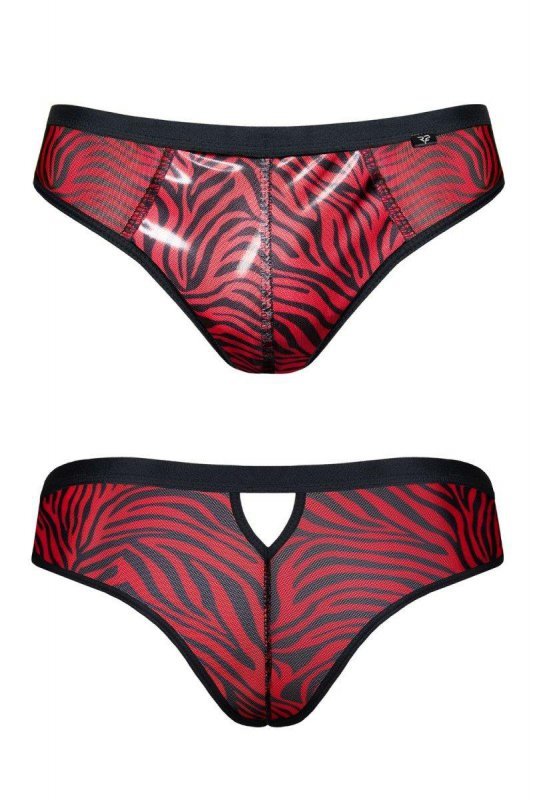 Męskie majtki brazyliany chippendales błyszczące - XXL