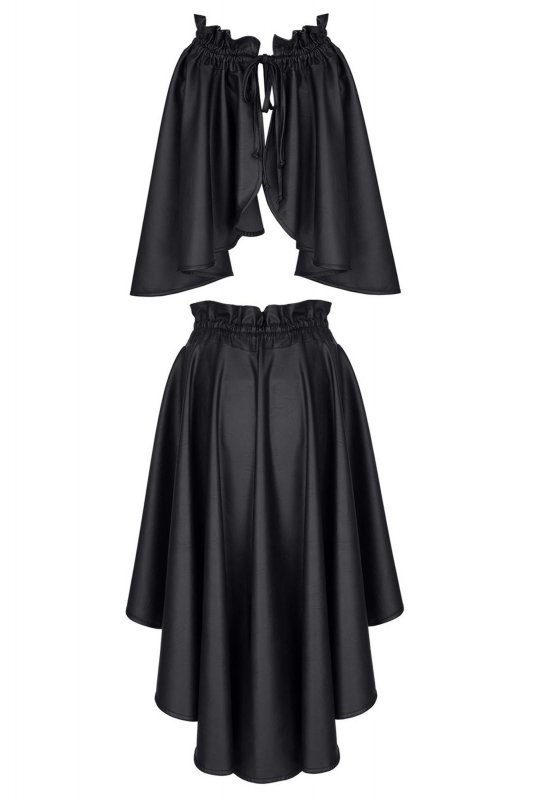 Spódnica z ekoskóry baskinka BARBARA 2XL/3XL