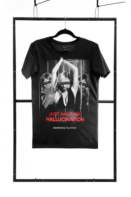 T-shirt men black XXL regular