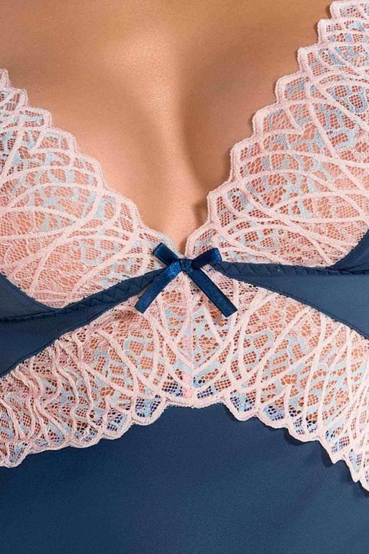 Bielizna Selina chemise navy blue XXL/XXXL - Casmir