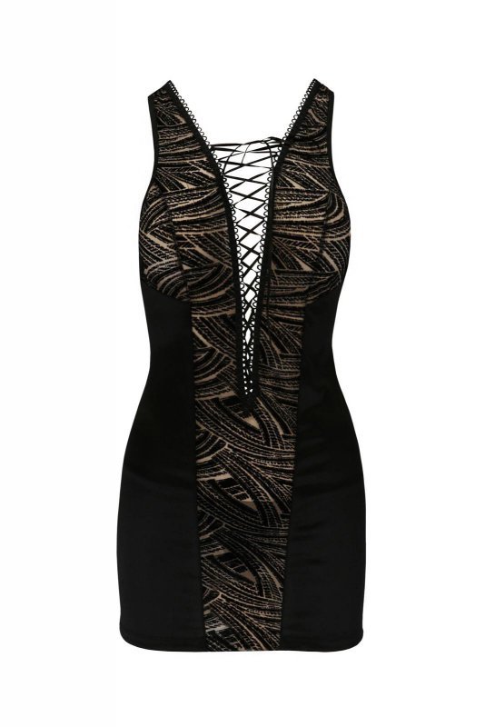 Bielizna Lara chemise black L/XL - Casmir